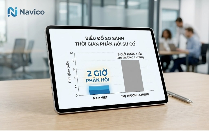 Khung SLA cam kết 2 giờ phản hồi khi thuê máy photocopy Toshiba
