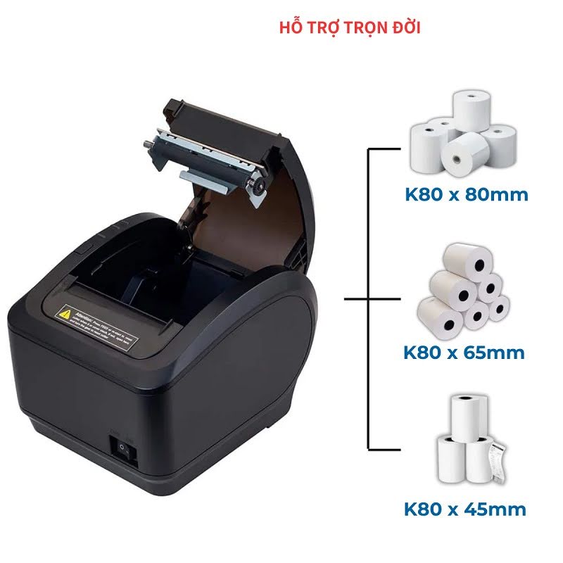 Mua Máy in hóa đơn Xprinter XP-K200W chính hãng, bảo hành 12 tháng tại Nam Việt