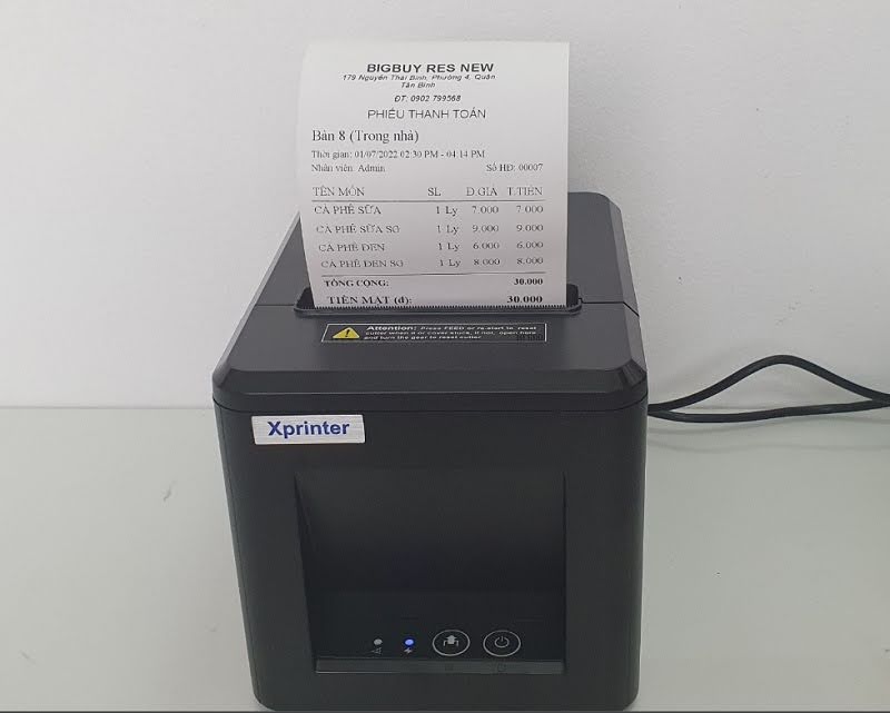 Máy In Hóa Đơn Xprinter XP-T80L Chính Hãng và Uy Tín - Công Ty Máy Văn Phòng Nam Việt