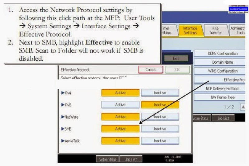 Cách cài Scan cho máy photo Ricoh