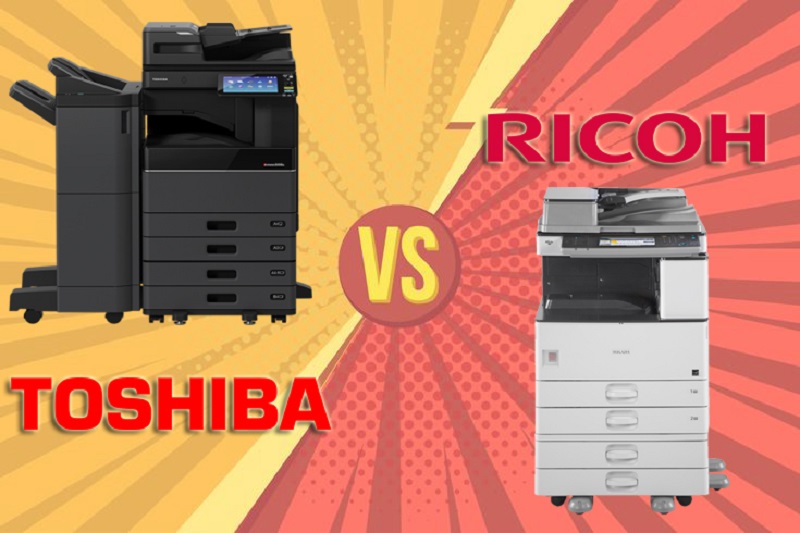 So Sánh độ bền máy photocopy Ricoh & Toshiba Chi Tiết 2026