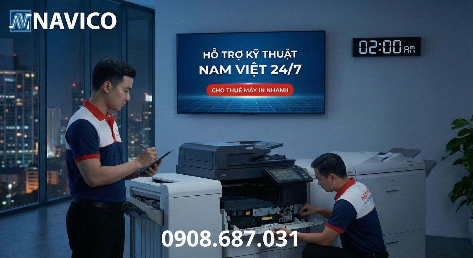 Đội ngũ Nam Việt phục vụ khách hàng Quận 2