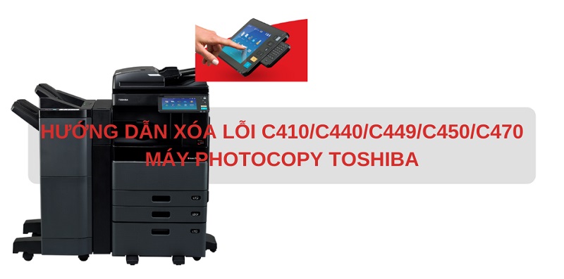 Sửa lỗi C440 máy Toshiba e-Studio - Cách Reset Hỏa Tốc (2026)